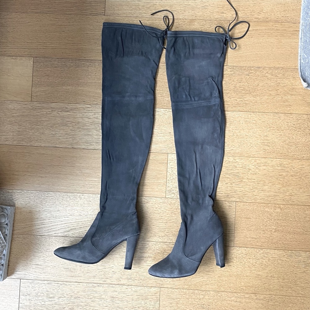 Stuart Weitzman Highland Over-The-Knee Suede Boots